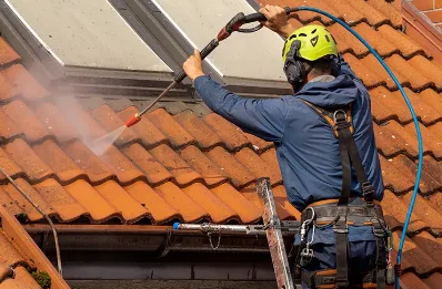Démoussage et hydrofuge de toiture à Hémevez